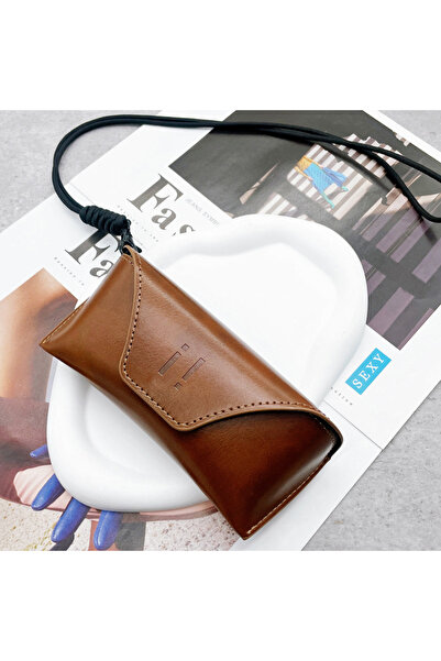 Choice light brown Sunglasses bag men's and women's brown gray sunglasses cas...