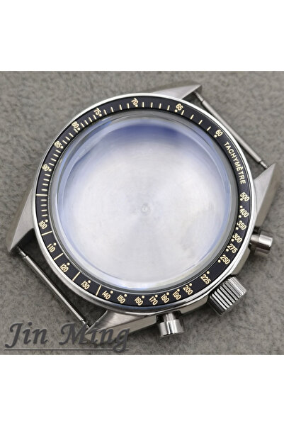 Choice9 Black Gold High Quality VK63 Case 39.7mm Moonswatch Metal Case Chrono...