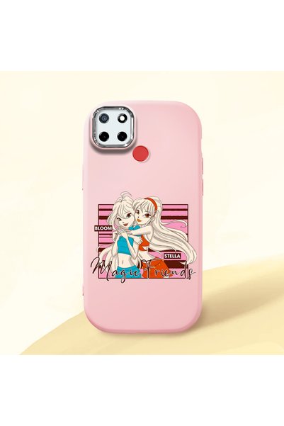 ucuc Realme C25/C25S Compatible Shock-Absorbing Camera Protected Pink Silicon...