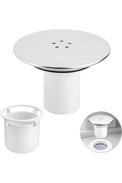 Nobrand Capac de scurgere pentru duș Ewwtrey, Sifon de duș de 95 mm/110 mm, Î...