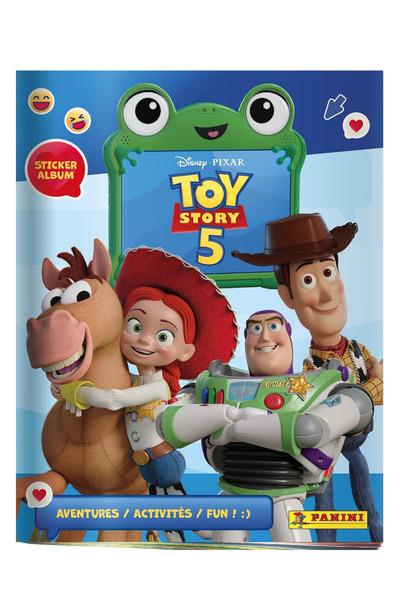 Next Plus Official Toy Story 5 Sticker Collection Starter Album+2 Packs (10 S...