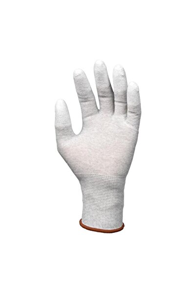 Coverguard Mănuși ESD Eurolite 1EST80, poliester-carbon, gri, set 10 perechi