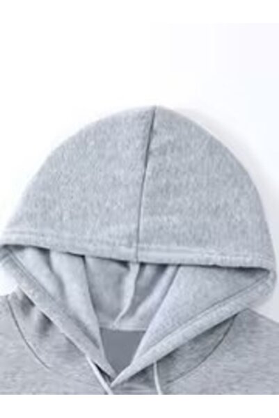 JENOLAN Unisex California Printed Oversize Hooded Tracksuit Set Loose Fit