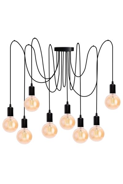 Lumiled Lustră suspendată ARANE SPIDER, cu 8 brațe, pentru LED, 8x E27