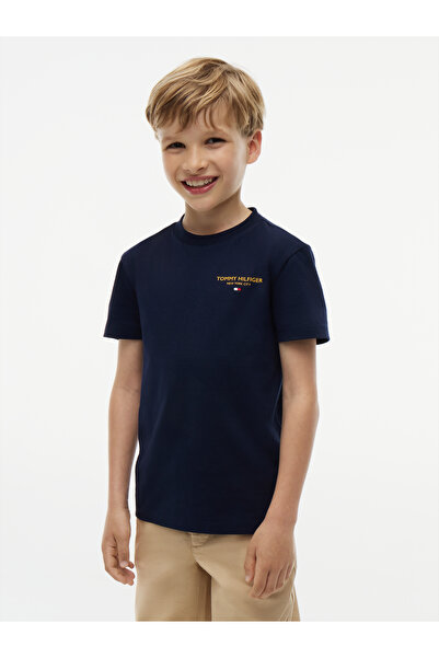 Tommy Hilfiger KB0KB10646A ΒΑΣΙΚΟ ΜΠΛΟΥΖΑΚΙ ΛΟΓΟΤΥΠΟΥ SS C1G Σκούρο Μπλε