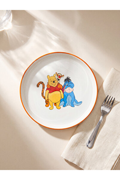 LC Waikiki Winnie the Pooh Printed Porcelain Plate 22 cm