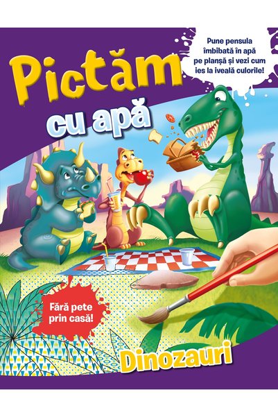 Litera Pictam cu apa: Dinozauri