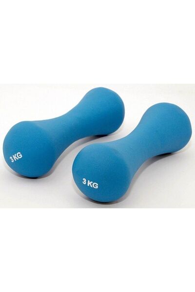 SPARTAN Gantere neopren 3 kg, set de 2 bucati