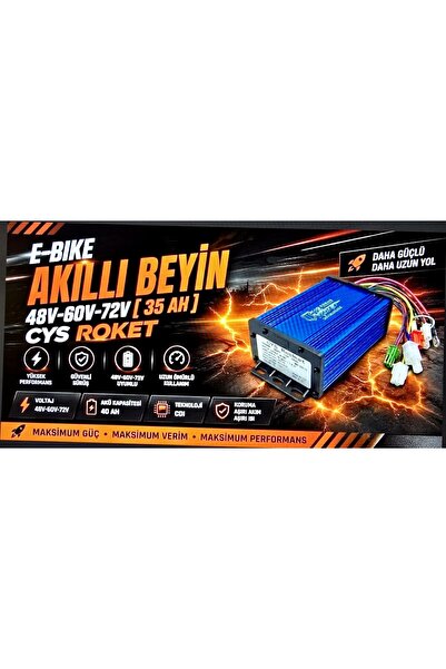 CanEbike CYS ROKET AKILLI BEYİN 48V-60V-72V 35 AH MAKSİMUM