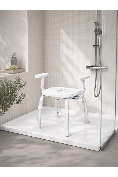 Nese Ev Kol Destekli Yaşlı ve Engelli Banyo Sandalyesi (130 KG Kapasite)