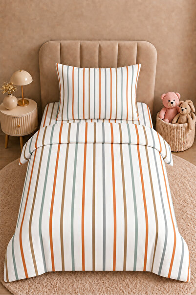 MORE HOME Muslin Baby Bedding Set |   100% Cotton |   Striped Pattern