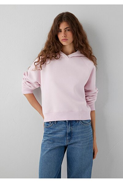 Mavi Hooded Loose Fit Women's Sweatshirt.