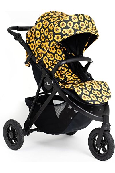 Roma Atlas Baby Stroller, Sunflower, All Terrain Buggy Pram, 3 Wheeler Pushch...