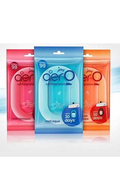 Godrej aer O – Hanging Car Air Freshener | Car Accessories | Musk After Smoke...