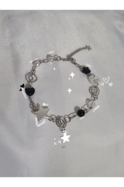 glactuca craft Spiral Charm Bracelet Y2K Star Bracelet