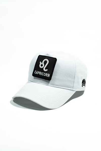 all hats Pălărie cu patch detaliat cu zodia Capricorn, cu patch interschimbab...