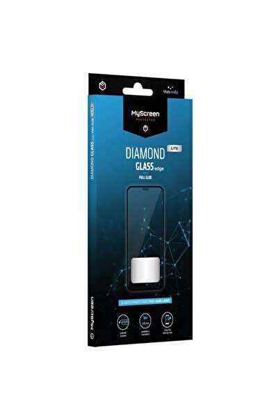 Generic MS Diamond Glass Edge Lite FG Oppo A78 Πλήρης Κόλλα Μαύρο/Μαύρο