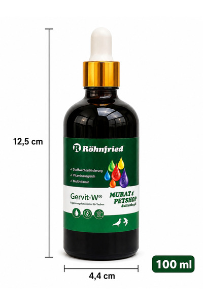 Röhnfried Gervit W MuLti Vitamin OrjinaLden BöLme 100 ml Cam Şişede