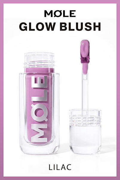 MQLE Glow Blush Likit Allık - Yoğun Pigmentli Işıltılı Likit Blush - Lilac