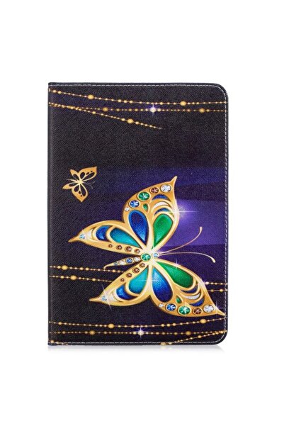 OEM Δερμάτινη Θήκη Πορτοφόλι με Σταντ για iPad mini (2019) 7.9 ιντσών - Χρυσέ...