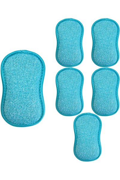 STARSTAR 6 microfiber blue dishwashing sponges