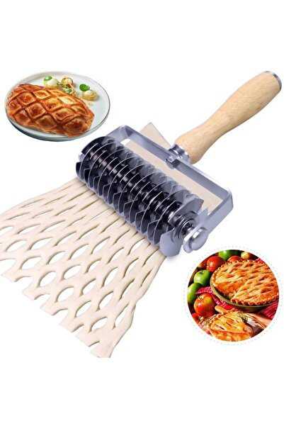 STARSTAR Mesh rolling pin, stainless steel rotary cutter, kitchen baking tools.