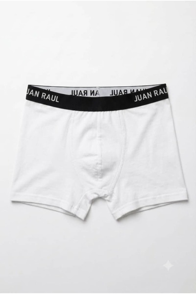 Juan Raul White Bamboo Basic Men's Boxer