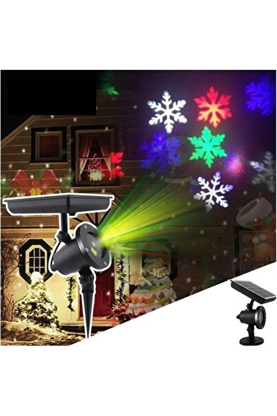 STARSTAR Solar-powered Christmas snowflake projector – Waterproof – Decorativ...