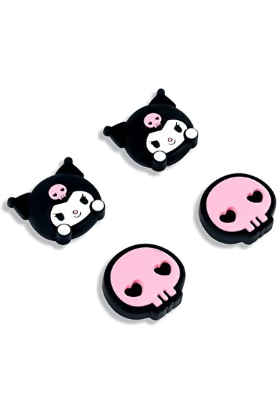 GENERAL Kuitmor 4PCS Switch Game Console Thumb Grip Caps,Soft Silicone Joysti...