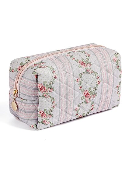 HHQQWZ Makeup Bag Travel Cosmetic Bag for Women Girls, Zipper Make Up Pouch, ...