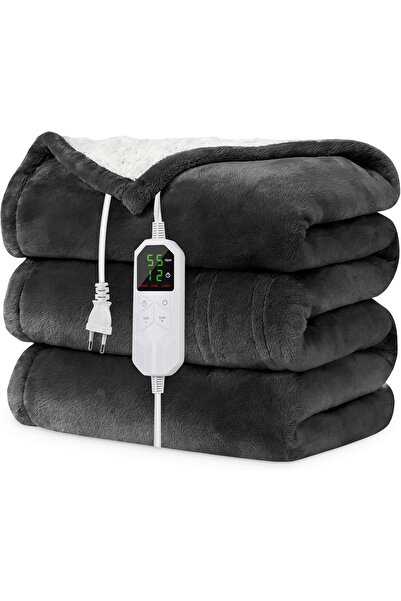 Dotail Pătură electrică Netraty, 8 setări de temperatură (35–55 ° C), tempori...