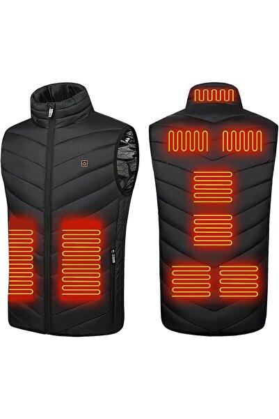 Dotail Women's Heated Vest, 9 heating zones, 3 temperature settings, USB powe...