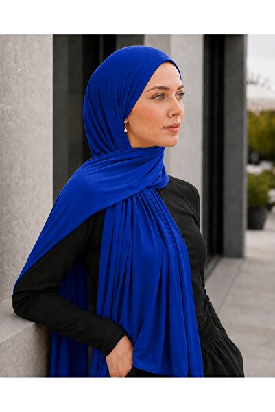 Merve Nayir Hijab Combed Cotton Shawl Jersey Lycra Shawl Hijab Saks Color
