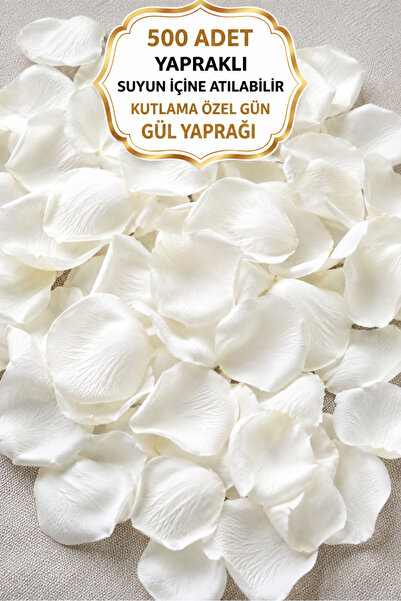CHANCE GİFT Yapay Gül Yaprağı 5x5 Cm 500 Adet Süsleme Kutlama Özel Gün Süsü