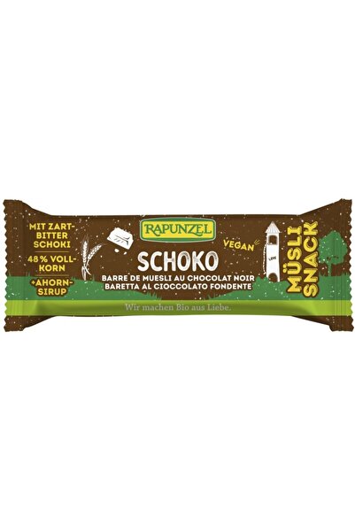 Rapunzel Snack de muesli cu ciocolată, organic vegan, 50g