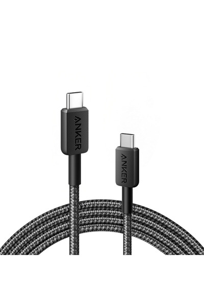 Anker Cablu 322 A81F6G11 USB-C USB-C 18m 60W negru