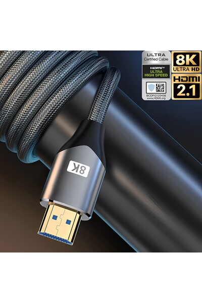 Fearlex High Speed Fiber Optic HDMI 2.1 Cable with 48Gbps Bandwidth | Certifi...