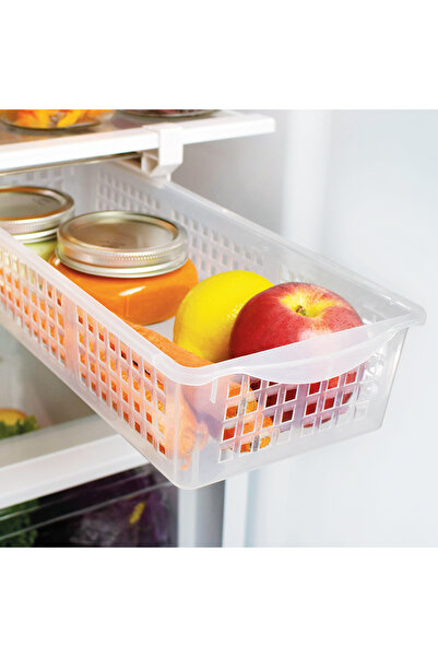 Alista Home Extendable refrigerator organizer basket 41x16x9.5 cm, for vegeta...