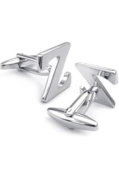 honeyfoam HONEY BEAR Cufflinks Initial Alphabet Letter for Mens Wedding Forma...