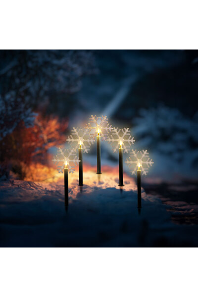 Alista Home Christmas Light Installation, 5 LED, Ice Flake Model, 34.5 cm, Wa...