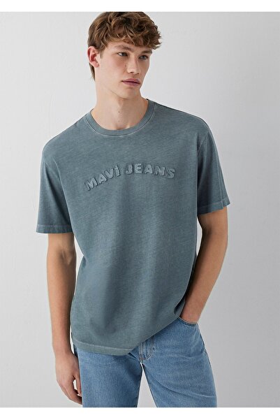 Mavi Jeans Woven Printed Loose Fit Relaxed Fit T-Shirt.