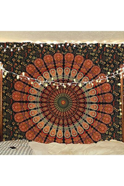 Bless International Indian Hippie Bohemian Psychedelic Peacock Mandala Wall H...