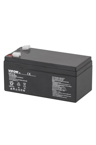 Vipow Επαναφορτιζόμενη μπαταρία 12V 3.3Ah AGM VRLA