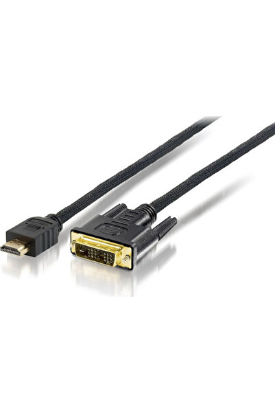 EQUIP 119322 2μ Καλώδιο DVI-D αρσενικό σε HDMI αρσενικό Μαύρο (119322)