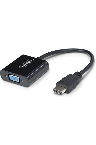 startech Καλώδιο VGA αρσενικό σε VGA αρσενικό, Μαύρο, 0,18μ (HD2VGAE3)