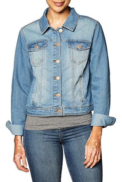 dollhouse Women's Size Dark Plus Denim Jacket