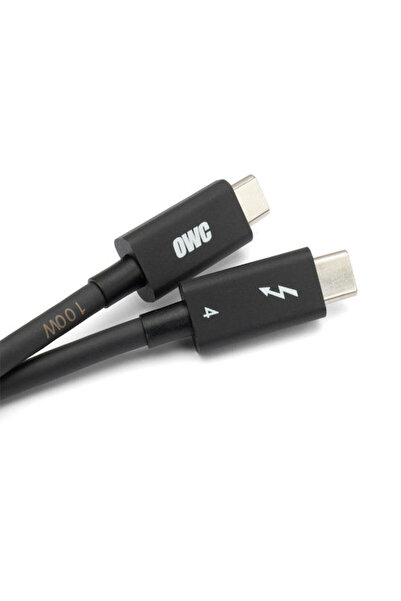 OWC Καλώδιο Thunderbolt 3 Μαύρο 2μ (OWCCBLTB4C2.0M)