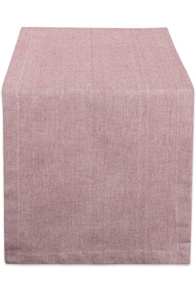 DII CAMZ38725 Natural Solid Chambray, Table Runner 14x72, Chambray Natural