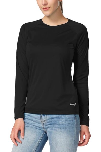 BALEAF Women's UPF 50+ Sun Shirts Long Sleeve UV Protection Rash Guard Lightw...