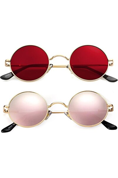 Kursan John Lennon Glasses Small Round Polarized Sunglasses for Women Men Hip...